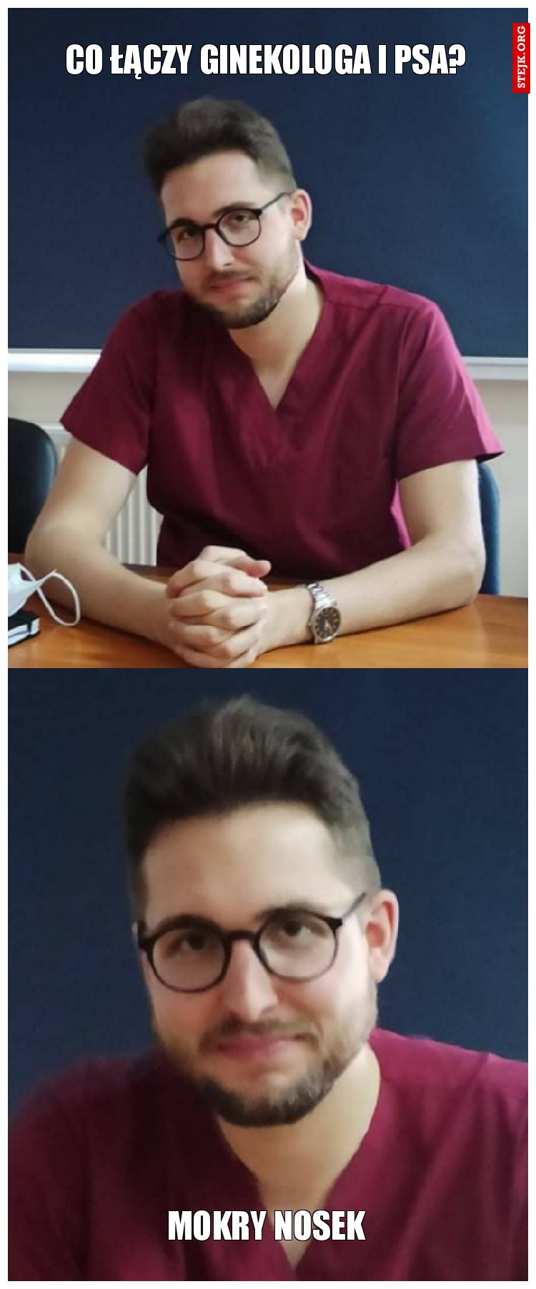 Co łączy ginekologa i psa?