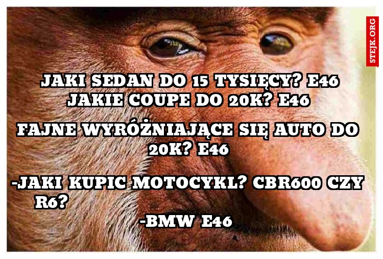 JAKI SEDAN DO 15 TYSIĘCY? E46 JAKIE COUPE DO 20K? E46 