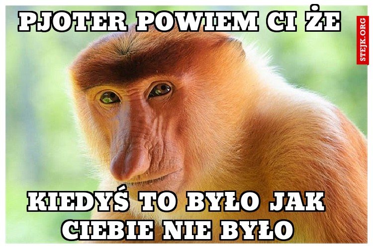 pjoter powiem ci że