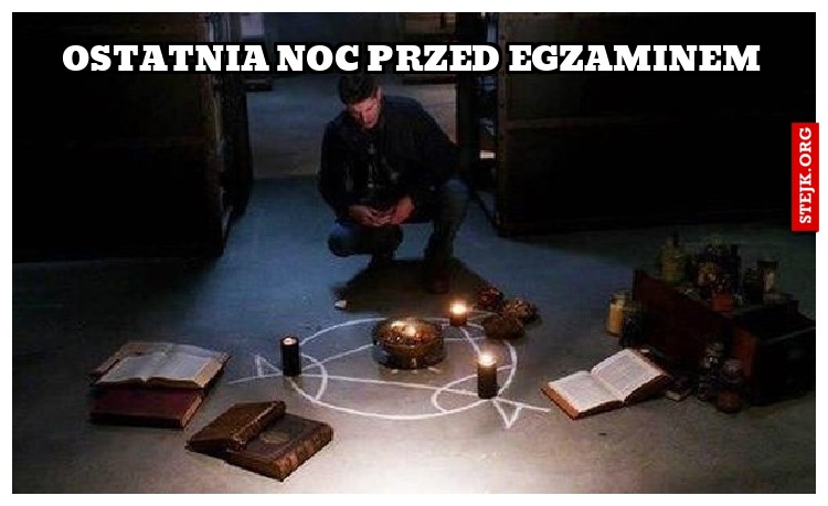 Ostatnia noc przed egzaminem