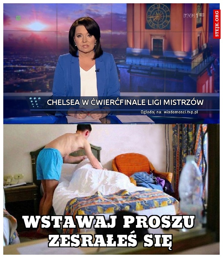 CHELSEA W ĆWIERĆFINALE LIGI MISTRZÓW