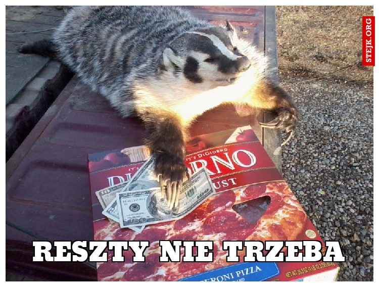 Reszty nie trzeba