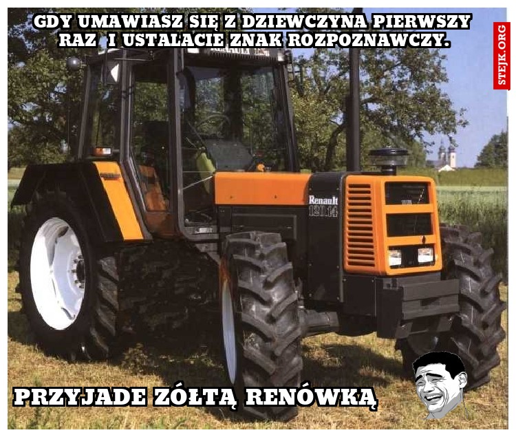 PRZYJADE ZÓŁTĄ RENÓWKĄ 