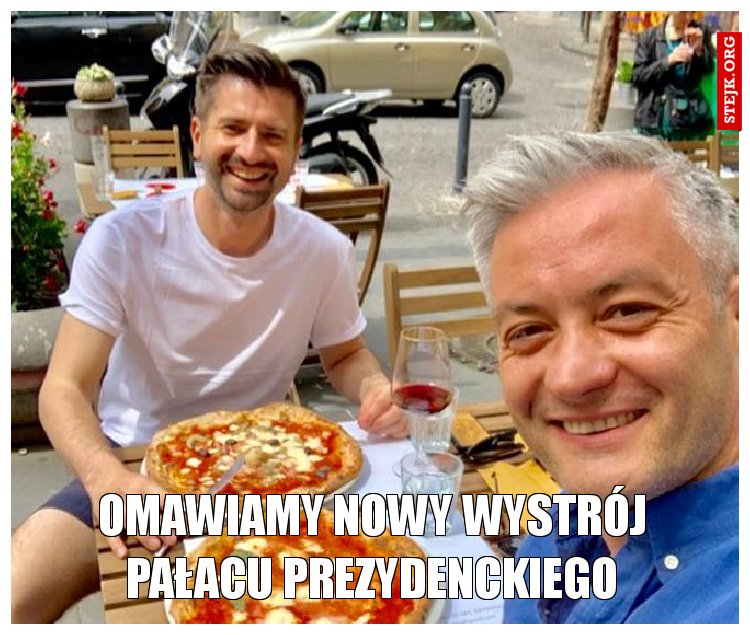 Omawiamy nowy wystrój pałacu Prezydenckiego