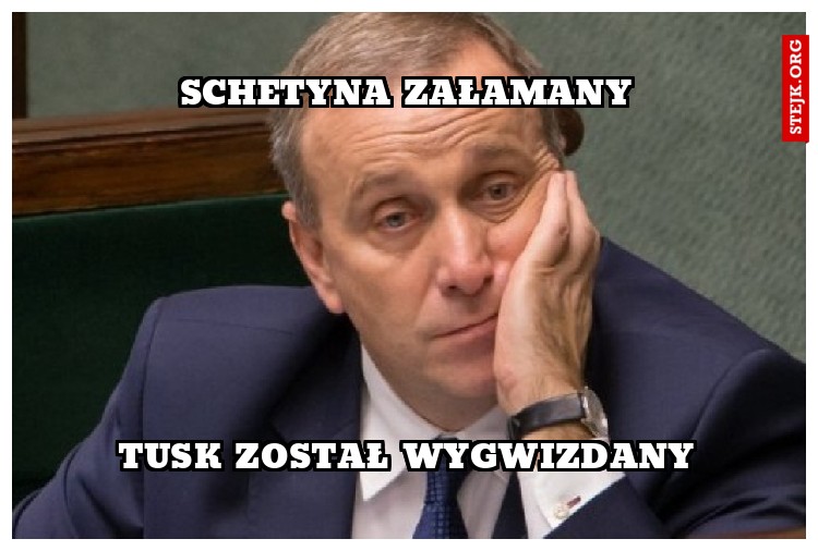 schetyna załamany